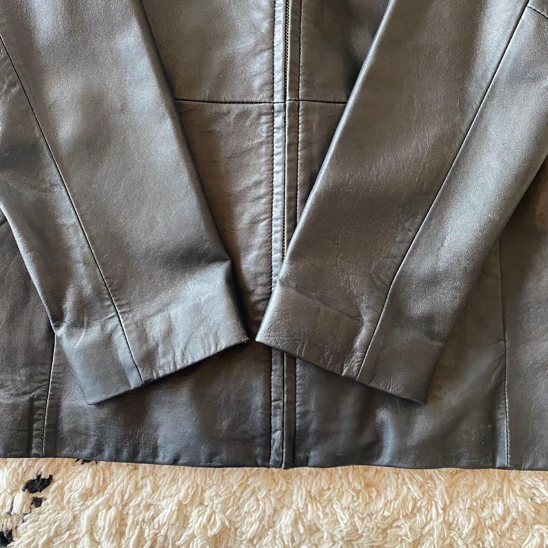 BROOKS BROTHERS シープスキン　レザーコート　size:M