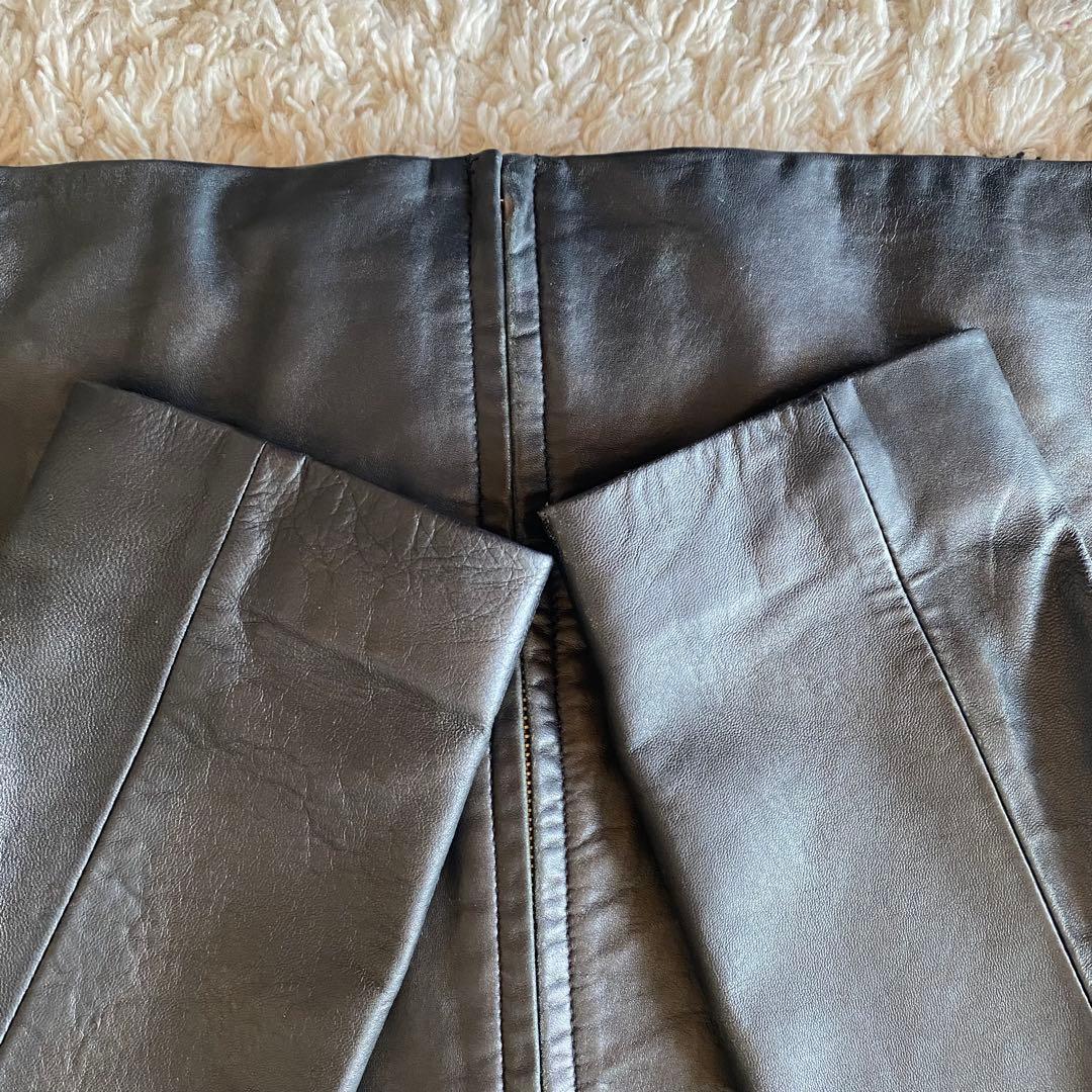 BROOKS BROTHERS シープスキン　レザーコート　size:M