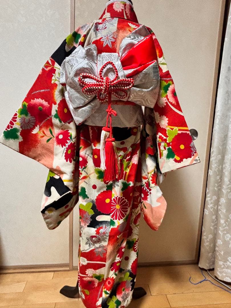 アンティーク着物　襦袢　小物9点セット