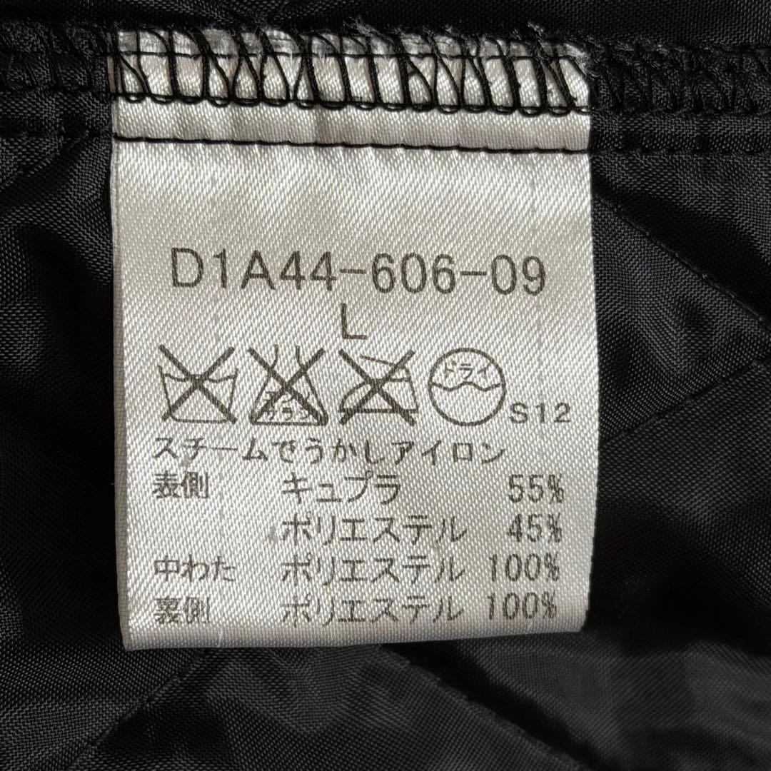 バーバリーブラックレーベル　トレンチコート　2way　チェック　ライナー　黒　L