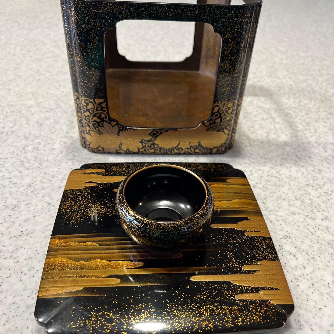 輪島塗　盃台