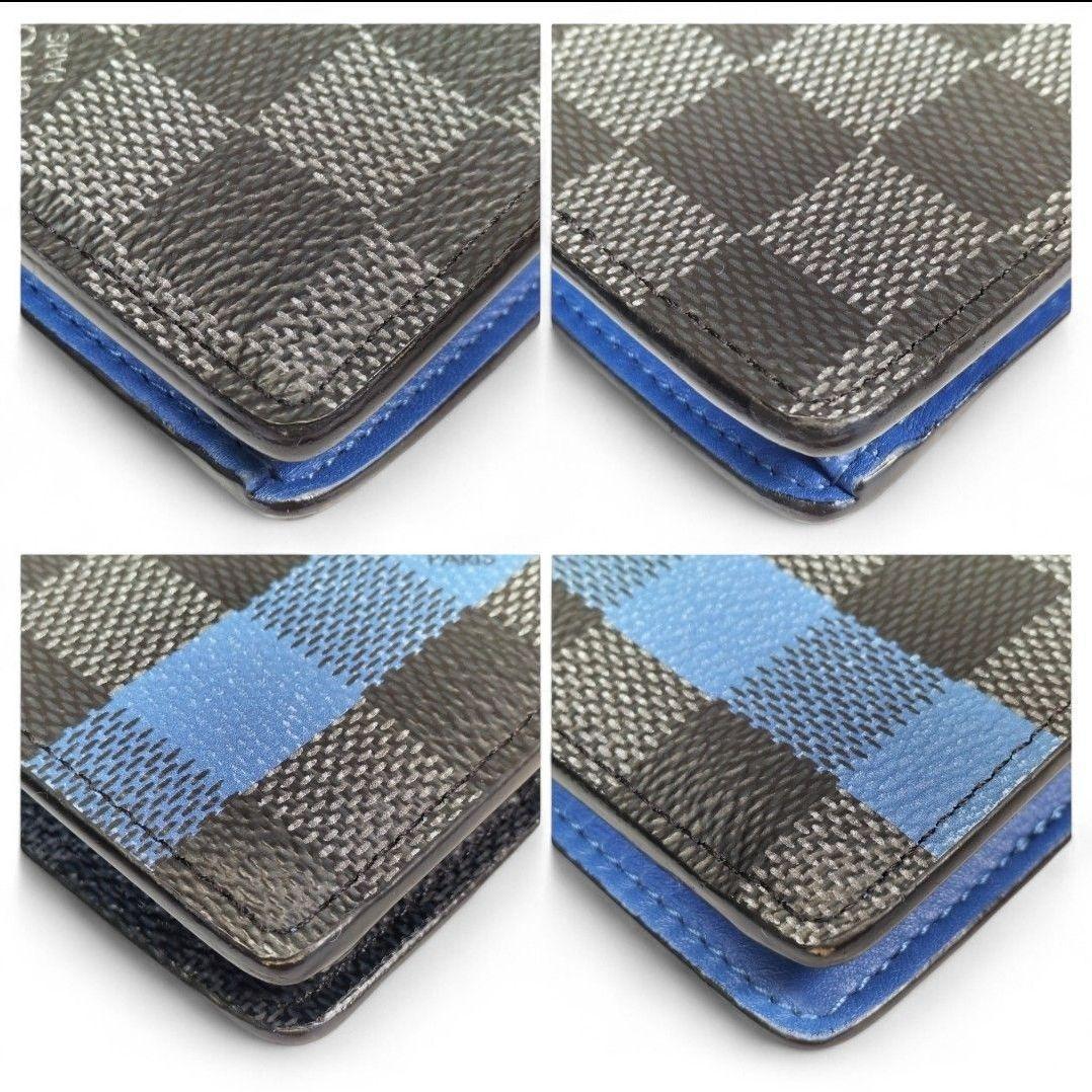 ☆極美品☆ ダミエ グラフィット ブラザ ストライプ ブルー ルイヴィトン