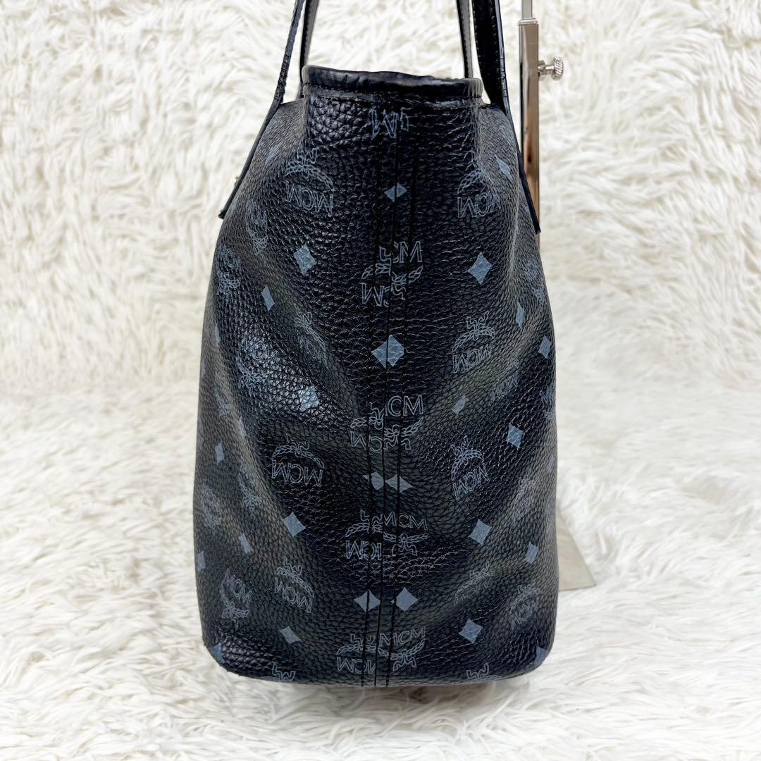 【希少】MCM トートバッグ ヴィセトス モノグラム ロゴ金具 肩掛け A4
