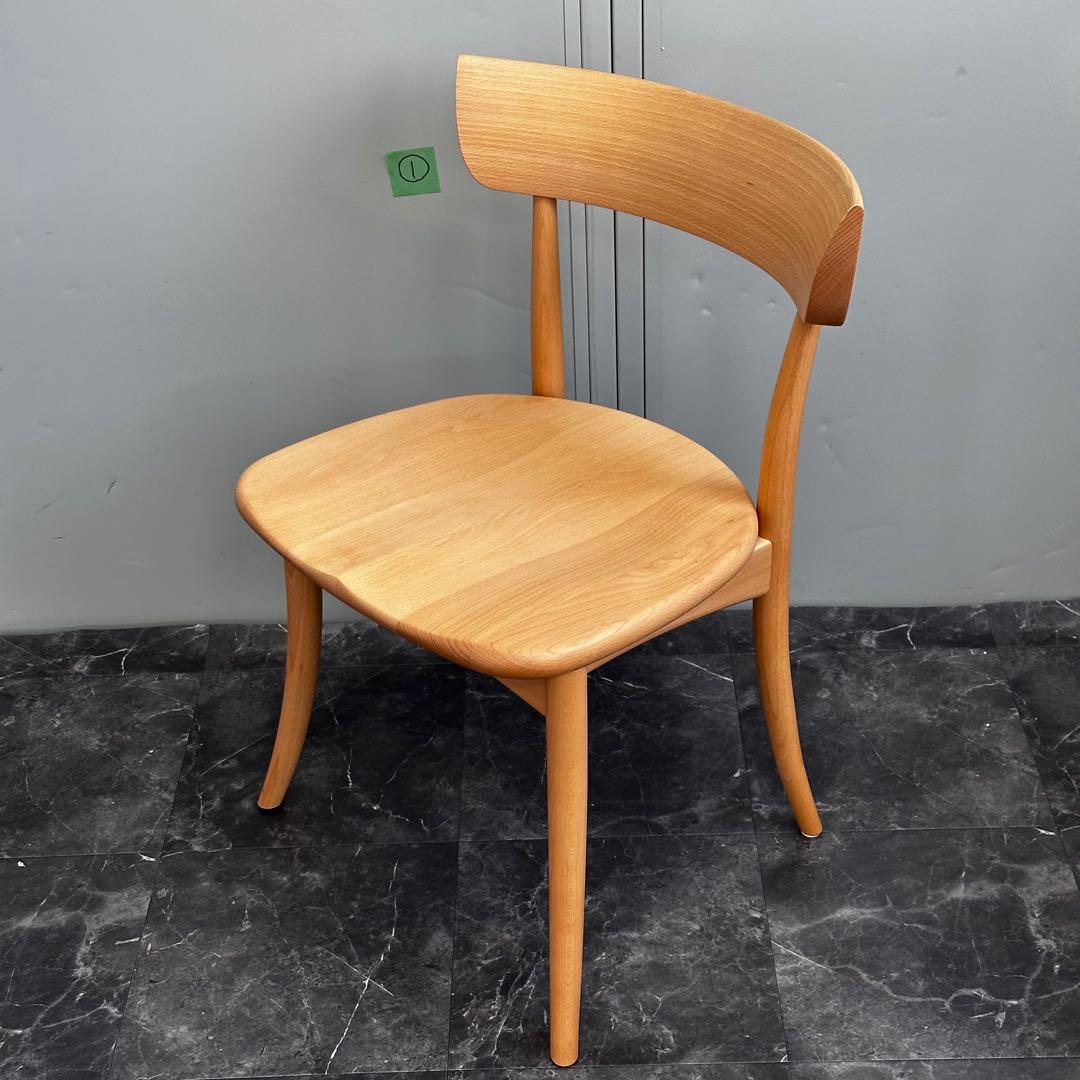 ∞送料込！飛騨産業 HIDA CRESCENT チェア（板座） SG261B ①