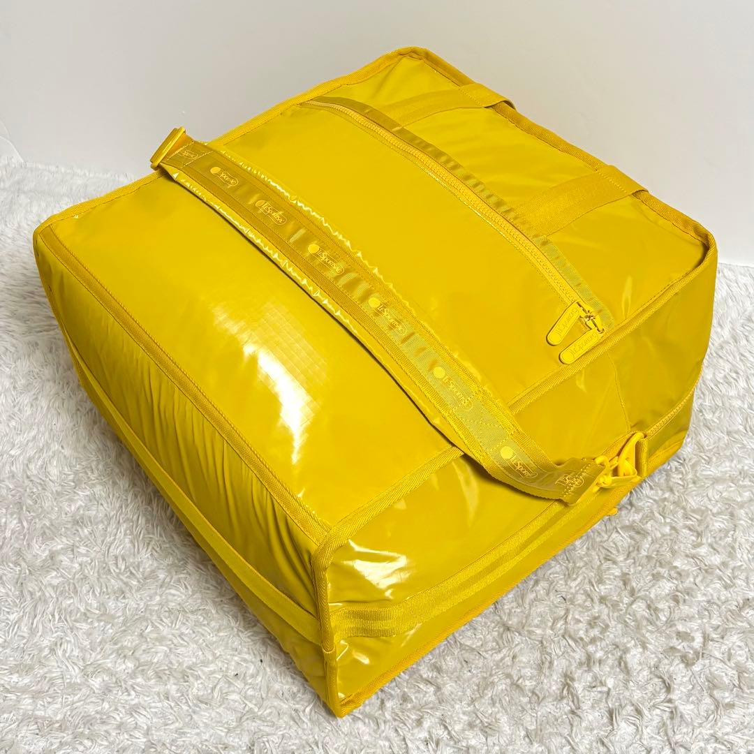 【美品】 レスポートサック CABIN BOSTON ヒトリップカナリアイエロー