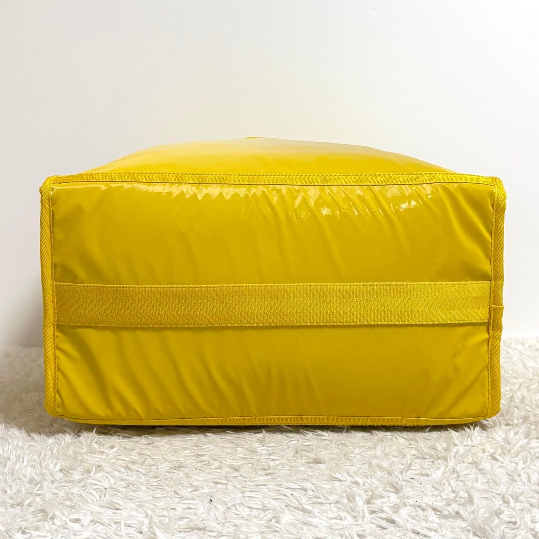 【美品】 レスポートサック CABIN BOSTON ヒトリップカナリアイエロー