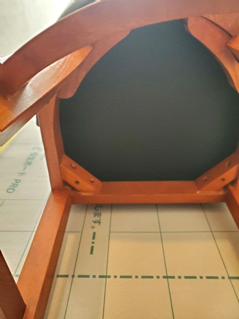 黒い合成皮革バースツール　１脚