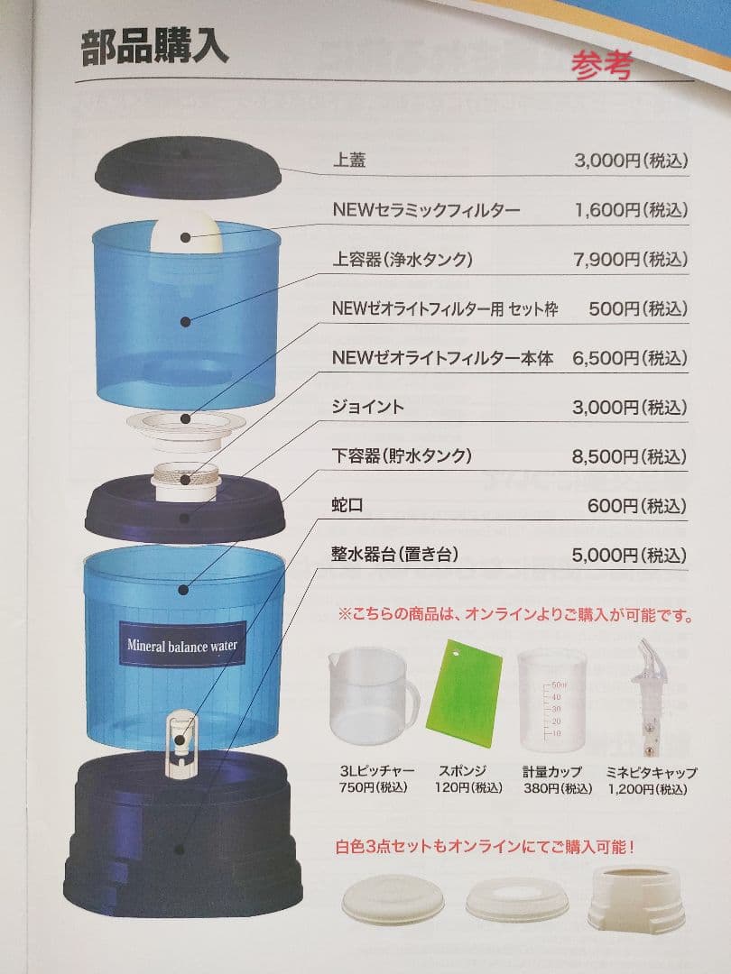 新品 ポタポタクラブ エコウォーター 常温サーバー フィルター 浄水器 整水器