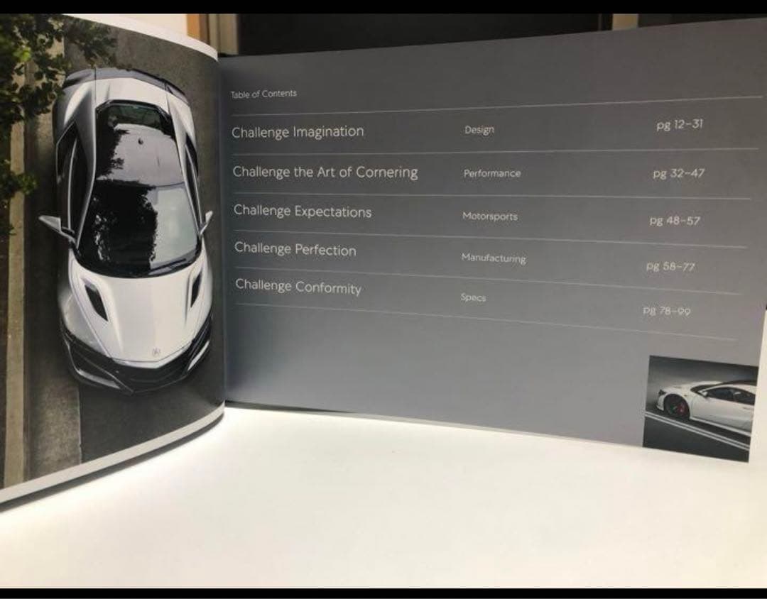 値引き　[超希少・非売品］(最後の一冊)米国ホンダ ACURA NSXカタログ