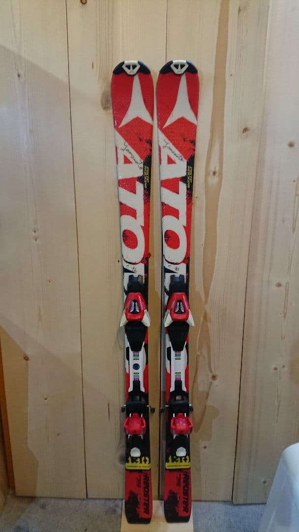 ATOMIC スキー板 130㎝ カービング レッド/白