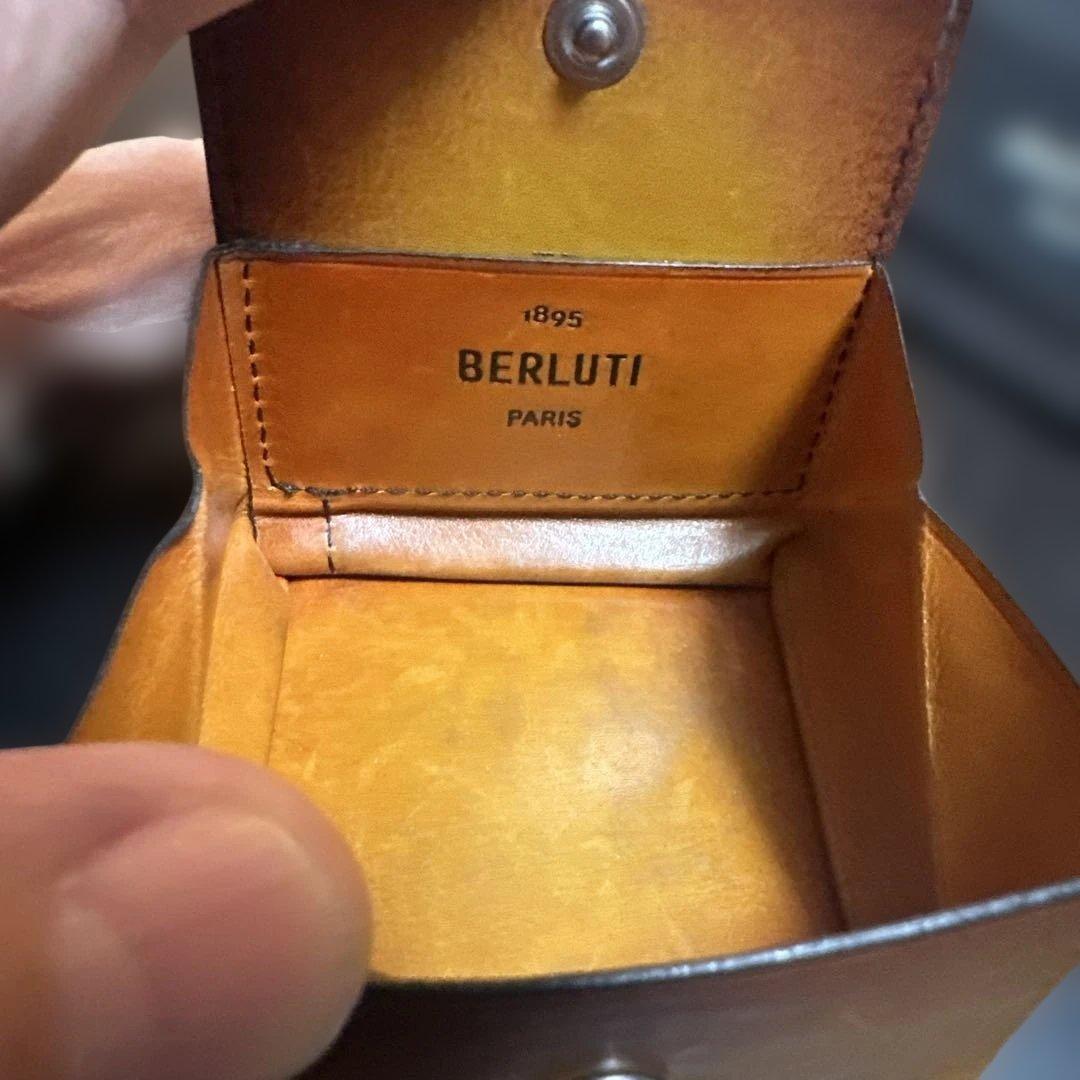 値段交渉OK BERLUTI ケース ブラウン レザー特注品