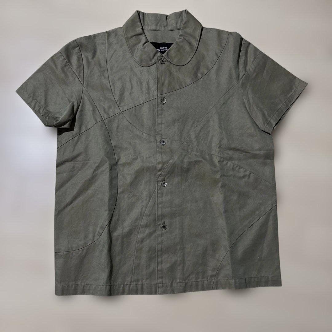 tricot COMME des GARCONS 丸襟半袖シャツ