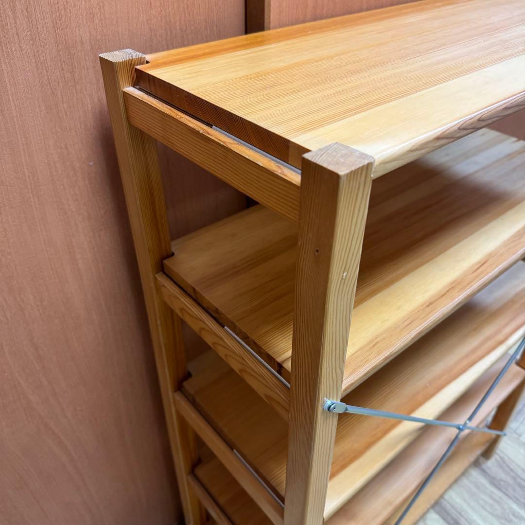 無印良品　パイン材ユニットシェルフ小　 約幅58×奥行26×高さ83cm