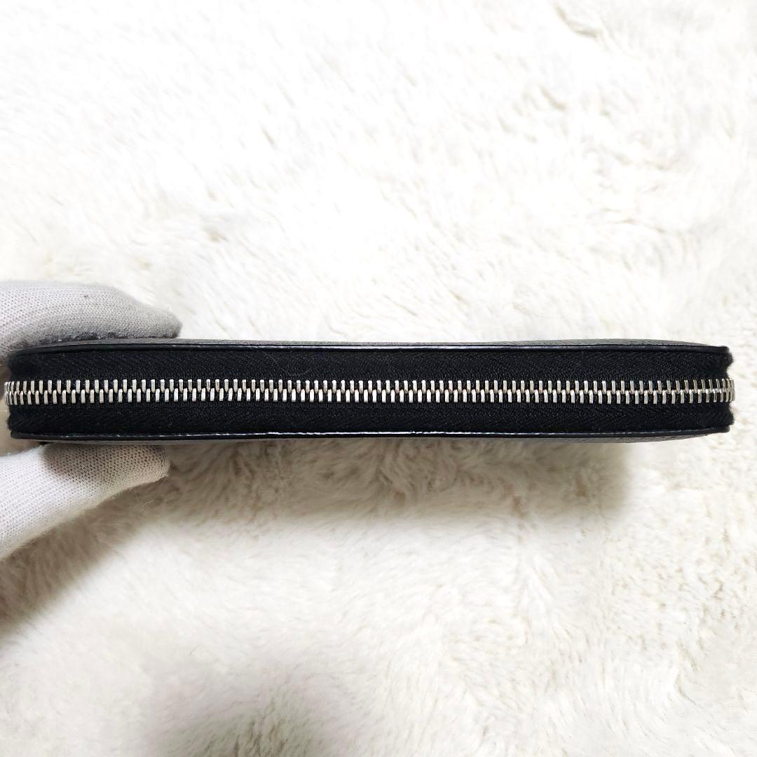 ✨新品同様　付属品完備✨グッチ　長財布　ラウンドファスナー　スネーク　PVC