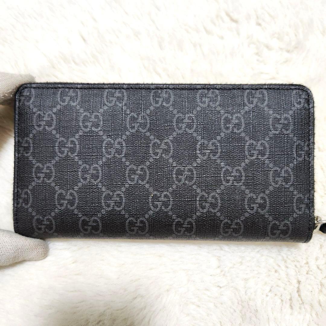 ✨新品同様　付属品完備✨グッチ　長財布　ラウンドファスナー　スネーク　PVC