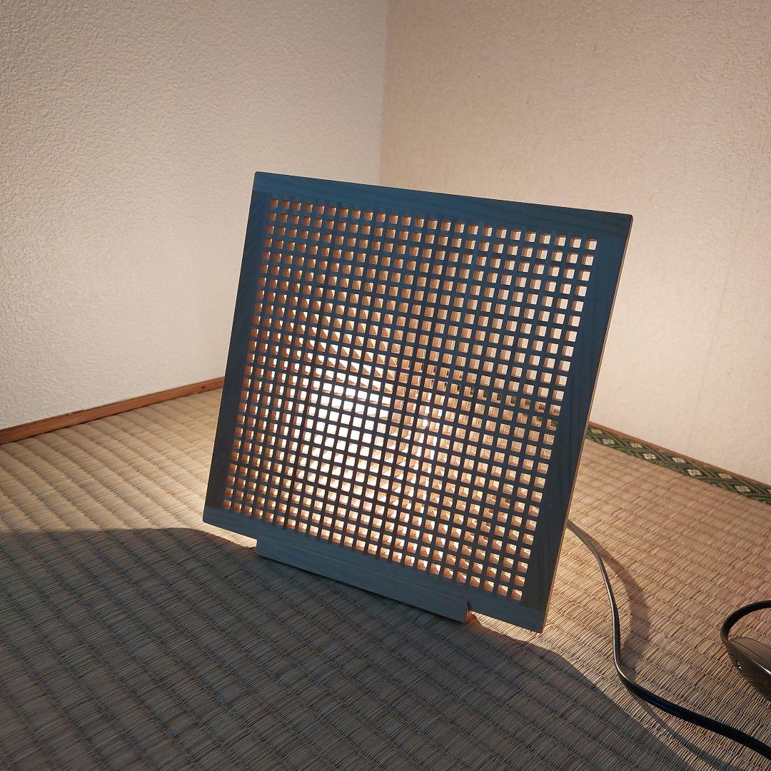 木のあかり　ライト　ランプ　工芸品　手作り　組子　青森ヒバ　インテリア