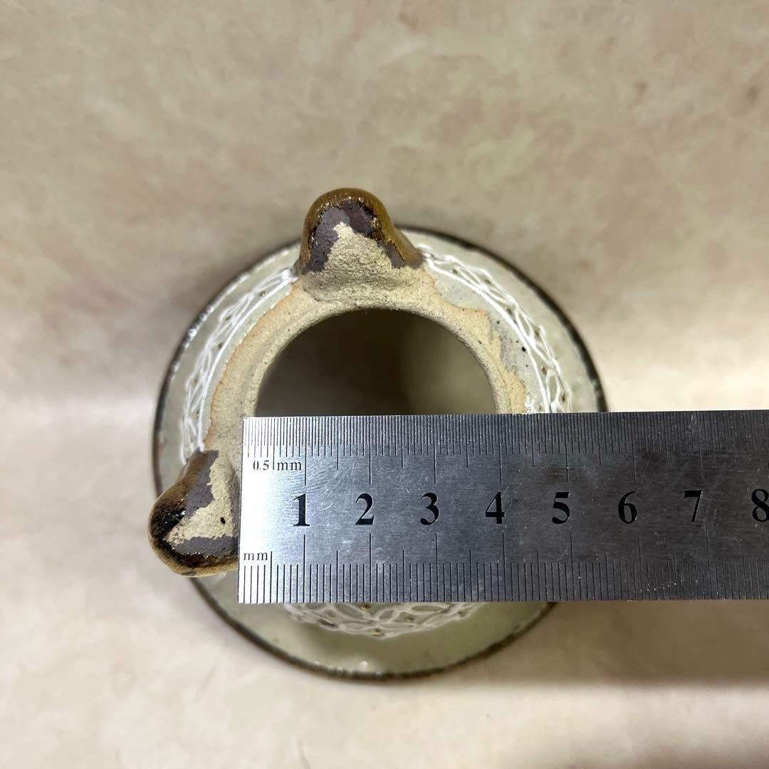 【京楽焼】金彩蘭鉢　盆栽鉢　植木鉢　おもと鉢　多肉サボテンにも