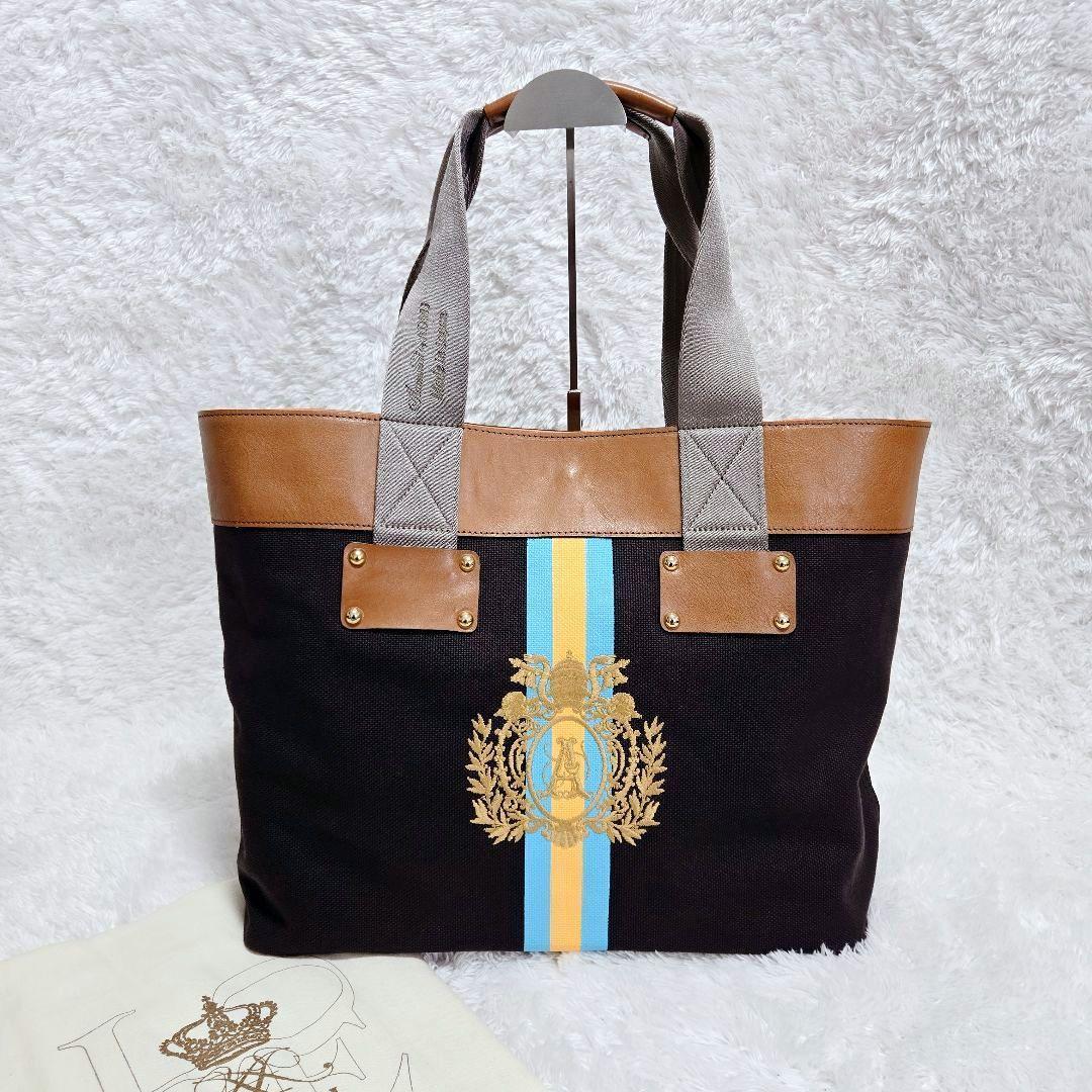 限定値下☆極美品✨ADMJ トートバッグ 刺繍エンブレム 加古直美コラボ 希少