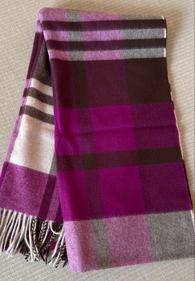 【新品】Joshua Ellis カシミヤ混　ウールマフラー