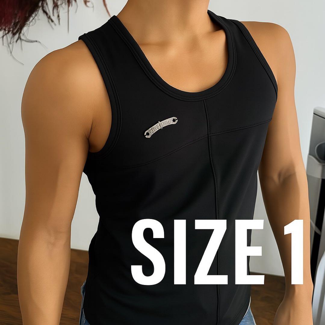 【S】THUG CLUB サグクラブタンクトップ ブラック　１サイズ