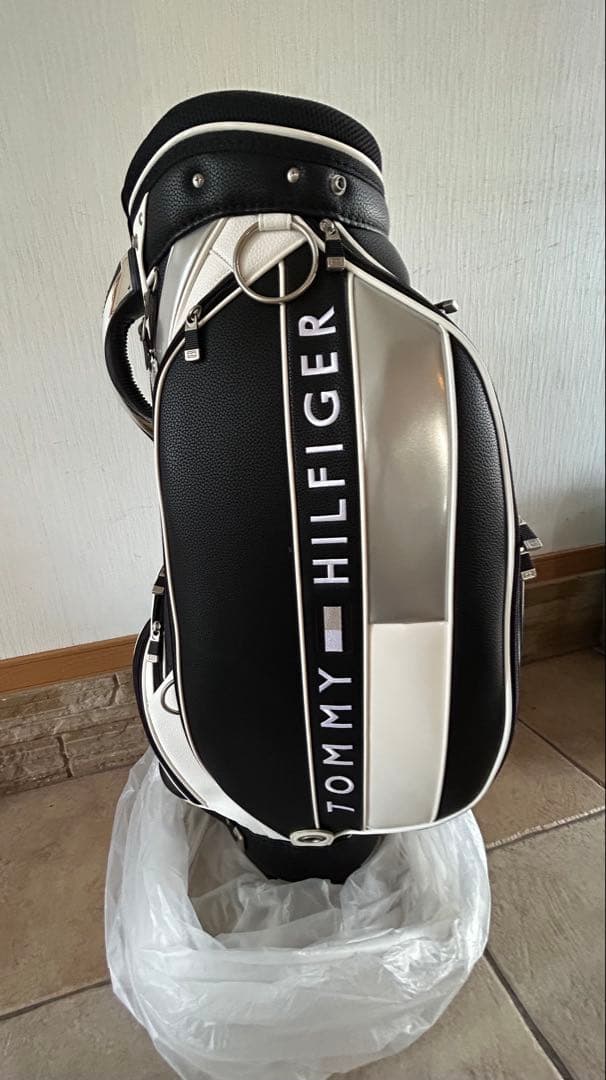   ゴルフバッグ ブラック/ホワイト
