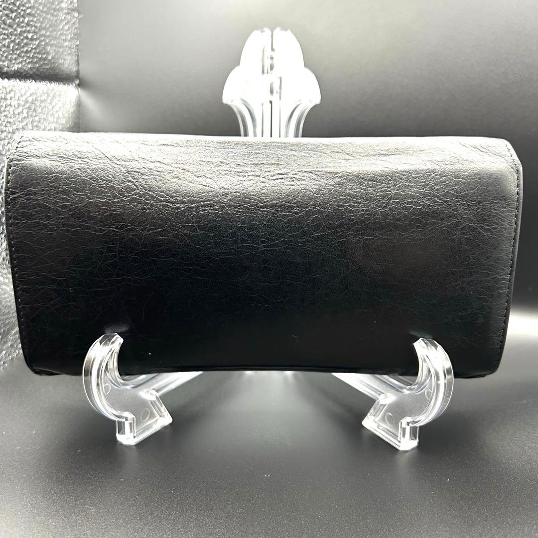 BALENCIAGA 長財布 2つ折り シティ クラシック ブラック　黒　メンズ