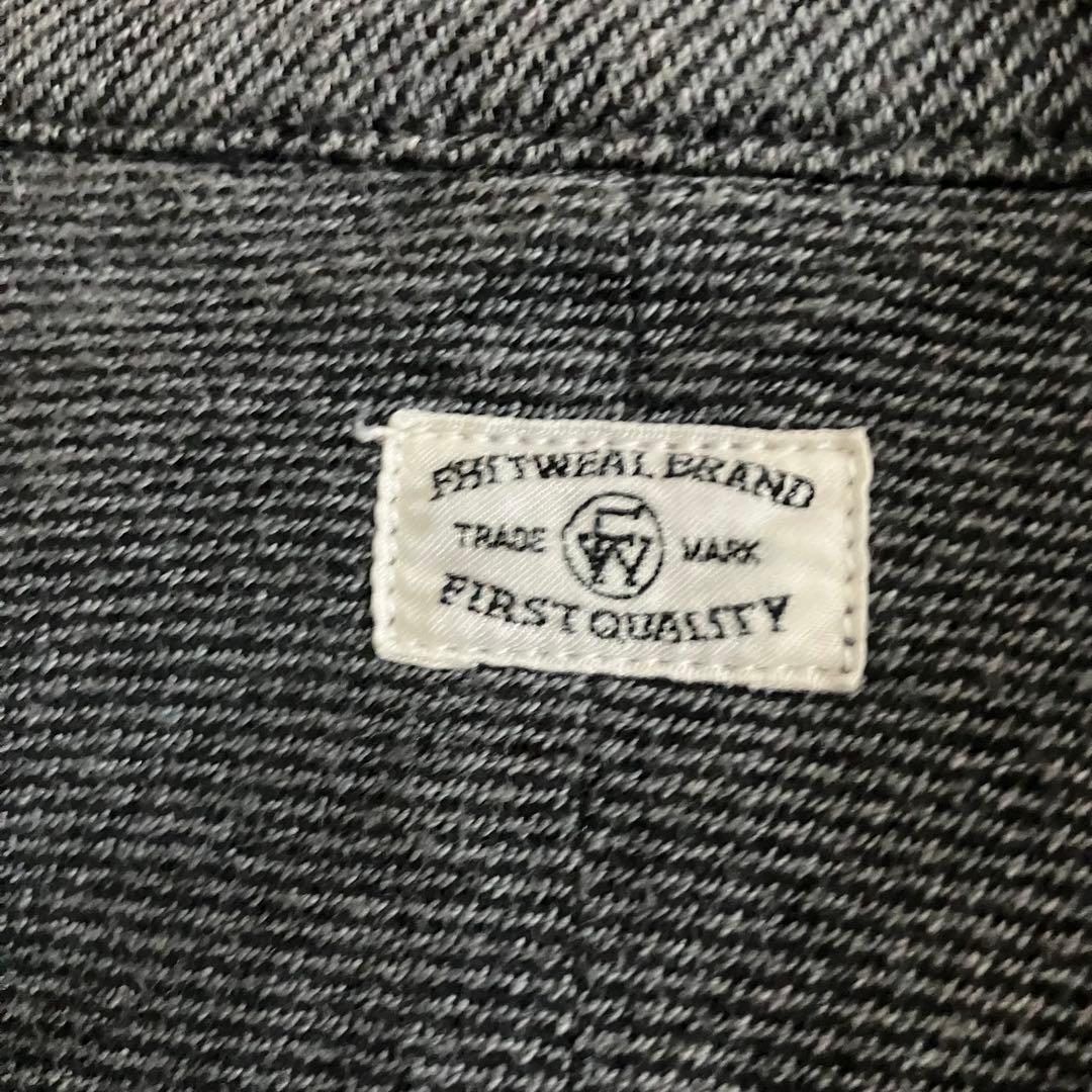 reddish brown コットンシャツ