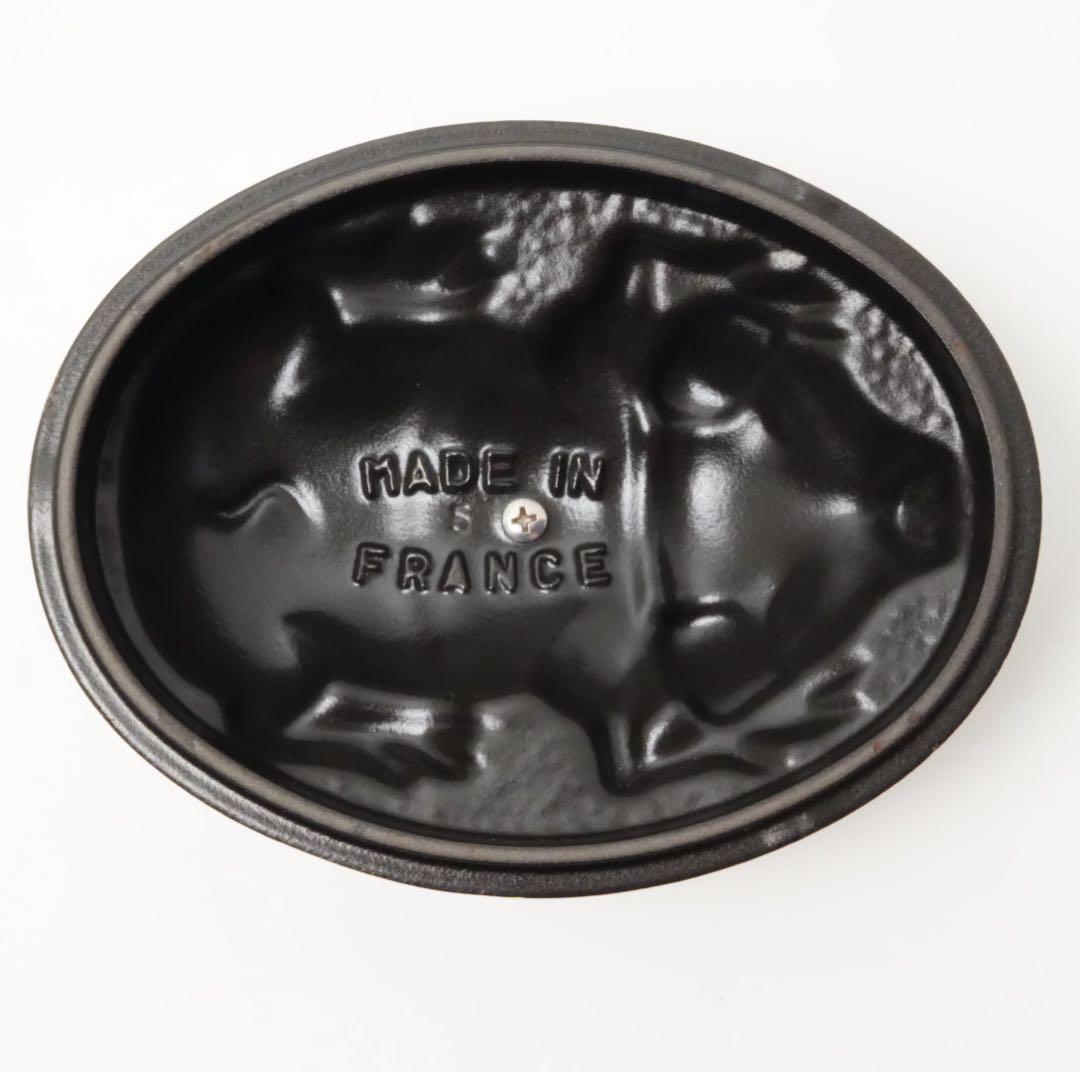 【美品】ストウブ staub ピギー ココット 17cm ブラック