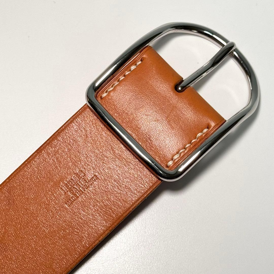 エルメス マルジェラ期 Api GM アピ GM レザー ブレスレット バングル