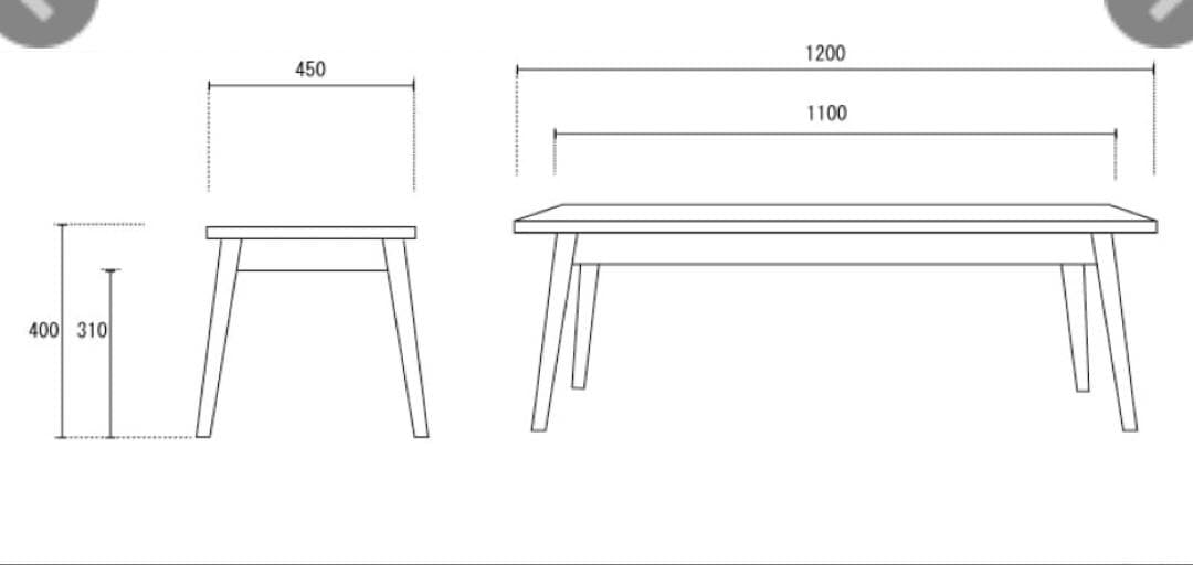 サイドテーブル・ナイトテーブル・ローテーブル Pacific Furniture Service DH TEA TABLE