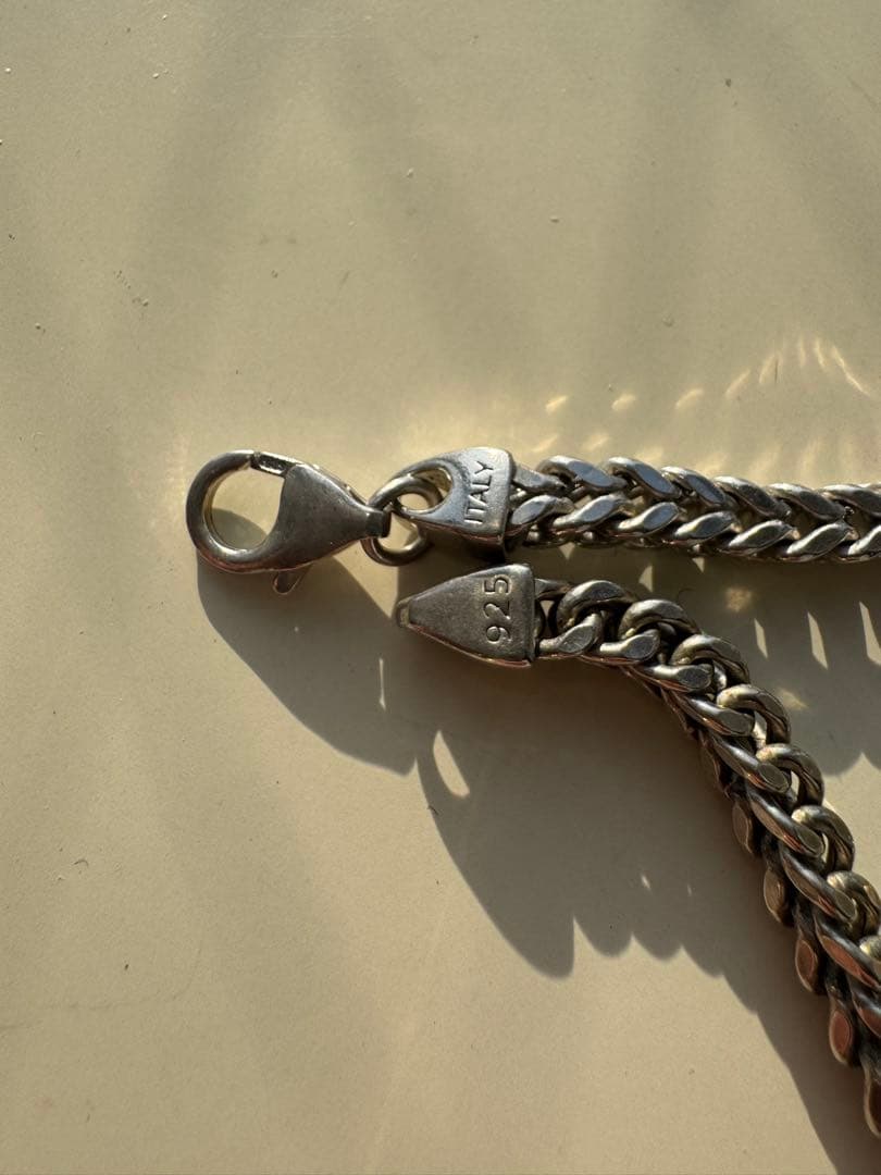 シルバー９２５のフランクリンチェーンです。