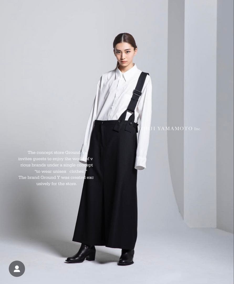 Ground Y サルエルサスペンダー　グラウンドワイ