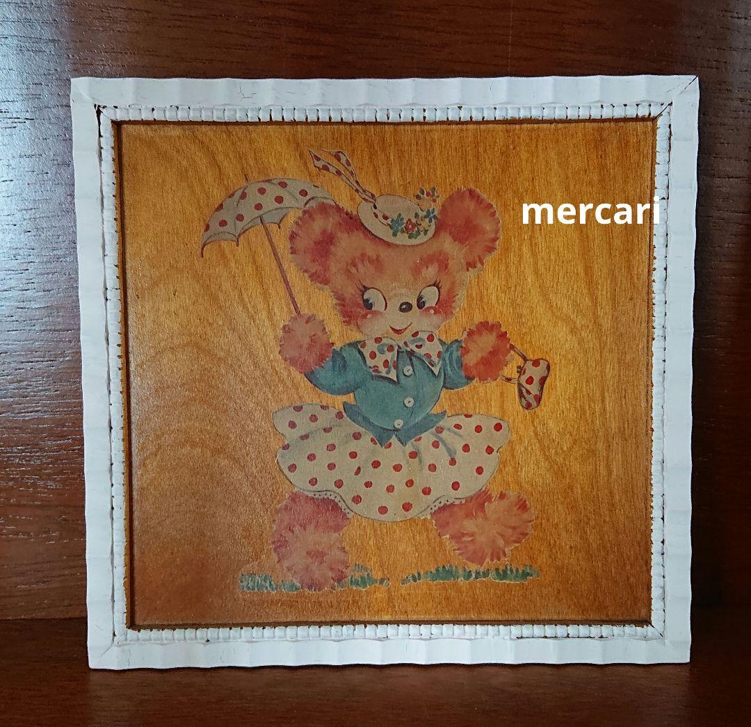 アンティークアニマルデカールウォールプラーク