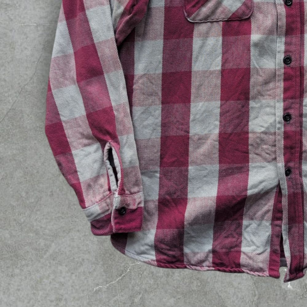 D*I様 80s ファイブブラザー ヘビーネルシャツ ブロックチェック XL U