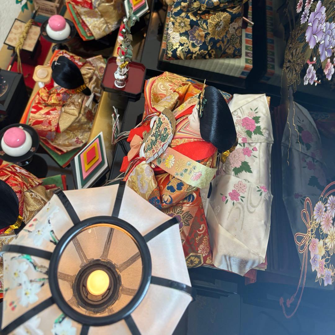 雛人形3段飾り 雛人形セット 大型 赤金 ひな祭り ひな飾り