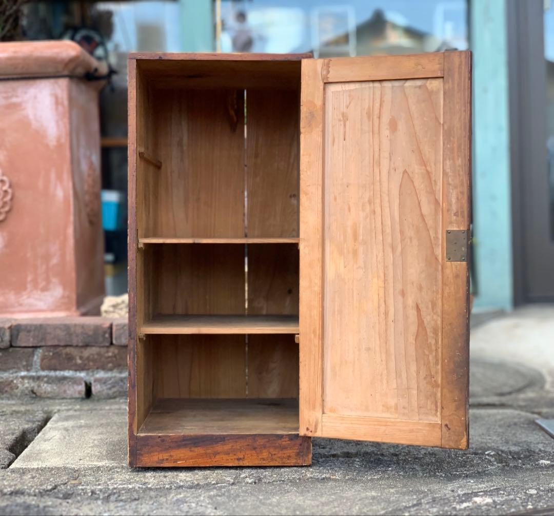 【レトロ】 収納棚 木製 木製箱 インテリア 昭和レトロ 花台 ボックス