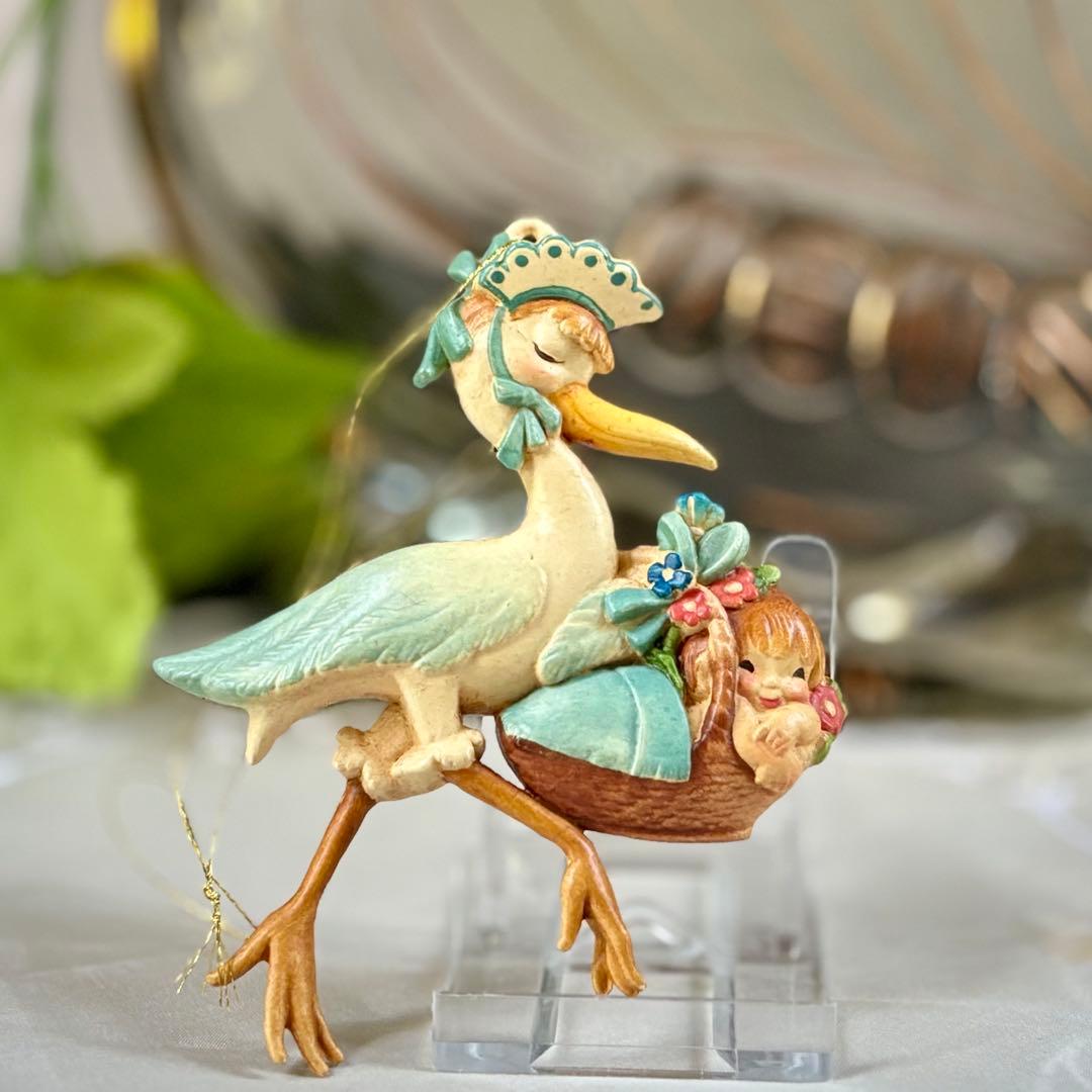 アンリ人形　壁掛けオーナメント　【Sweet Arrival・Baby boy】