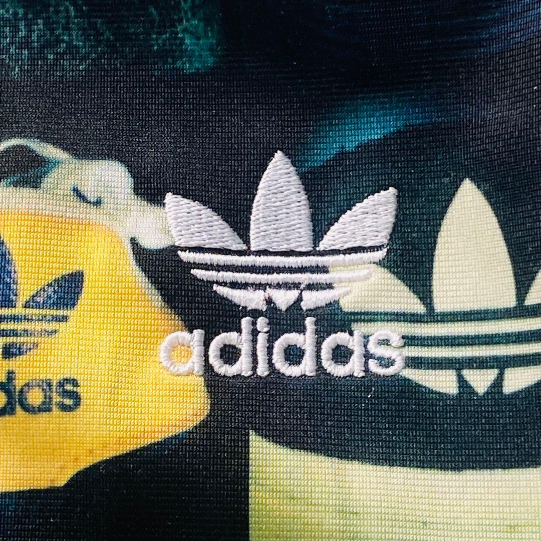 【美品】adidas 総柄　トラックジャケット　XL