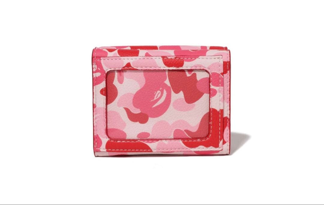 小物 BAPE ABC CAMO BABY LISA LEATHER WALLET