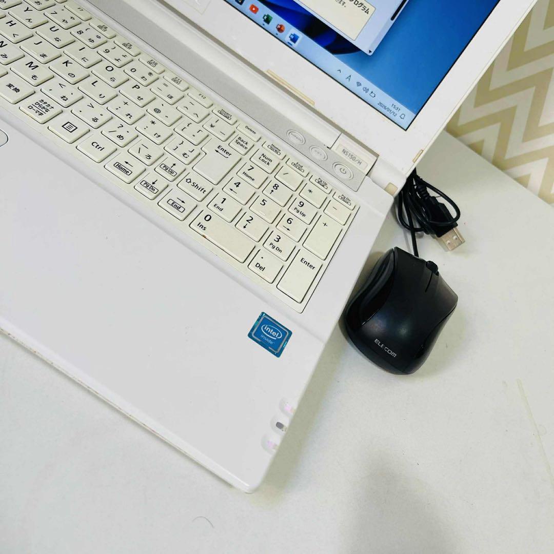 T2 NECノートパソコンSSDサクサク動くWindows11オフィス2024付