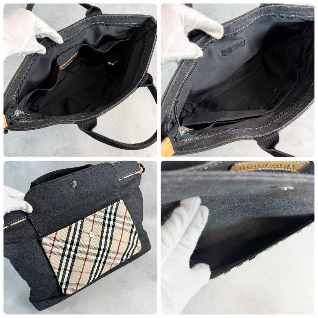 BURBERRY バーバリー　トートバッグ　2wayバッグ　A4サイズ収納可能