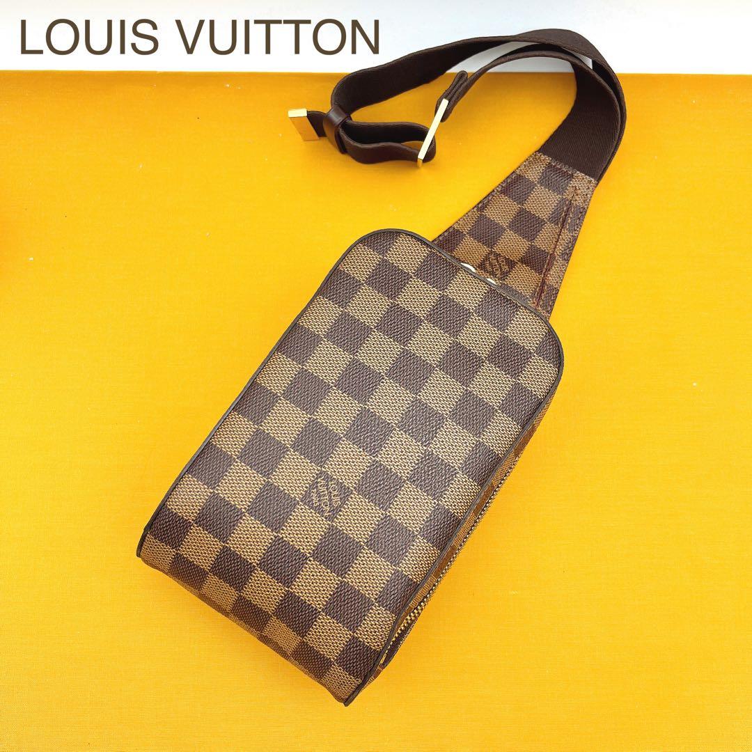 美品　ルイヴィトン　ダミエ　ジェロニモス　ボディーバッグ