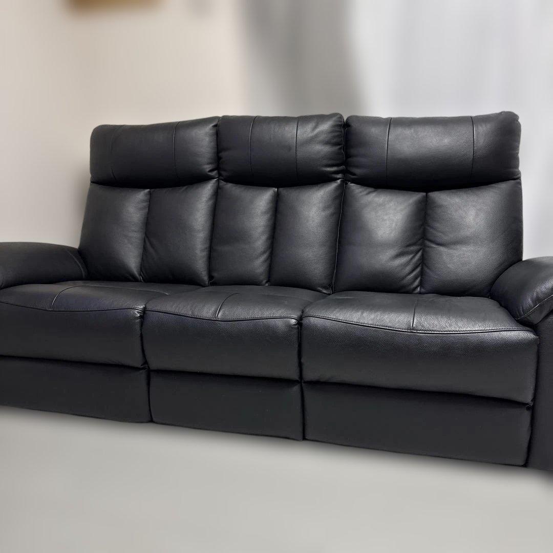 【美品】【送料込み】3人掛けソファ カップホルダー付き　電動ソファ　ソファ