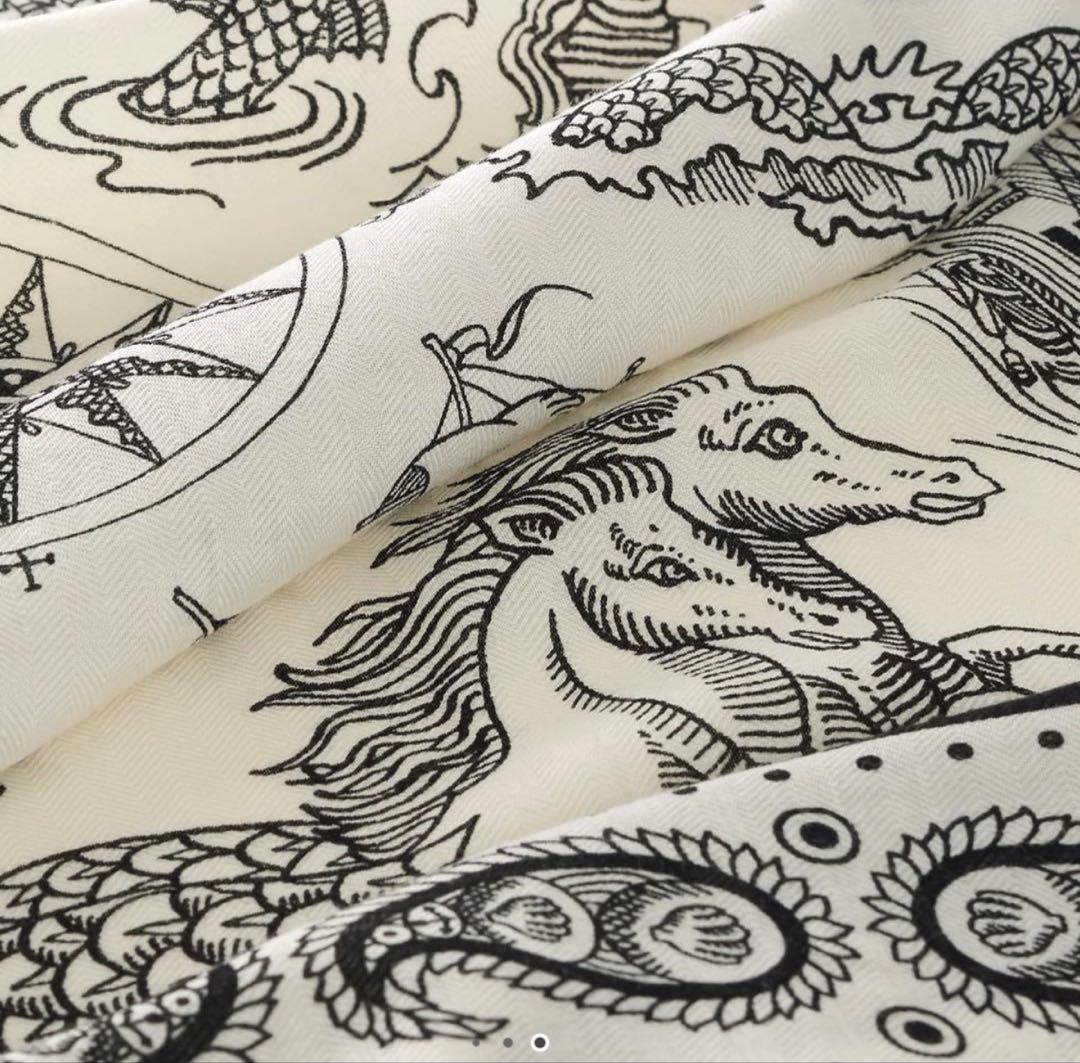 エルメス　船乗りのタトゥー・バンダナ　カシシル　新品未使用