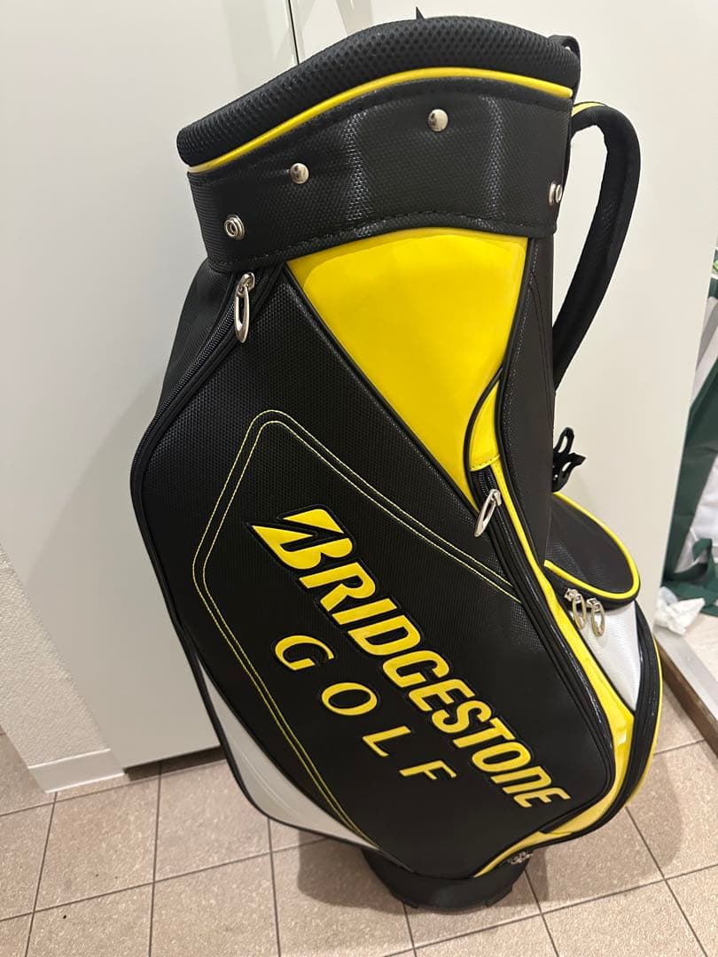 BRIDGESTONE GOLF キャディバッグ 黒／黄色