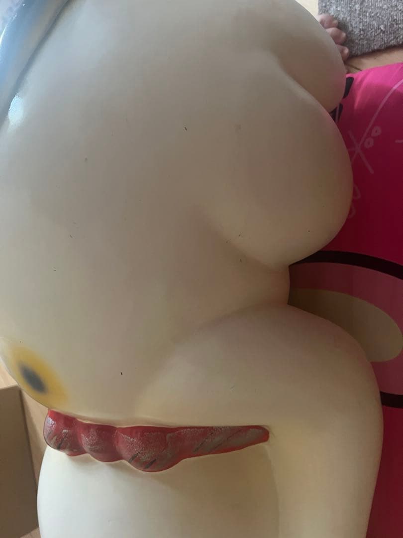 【超大型61cm】陶器製 招き猫 開運 商売繁盛 骨董品 縁起物 店舗用 福猫