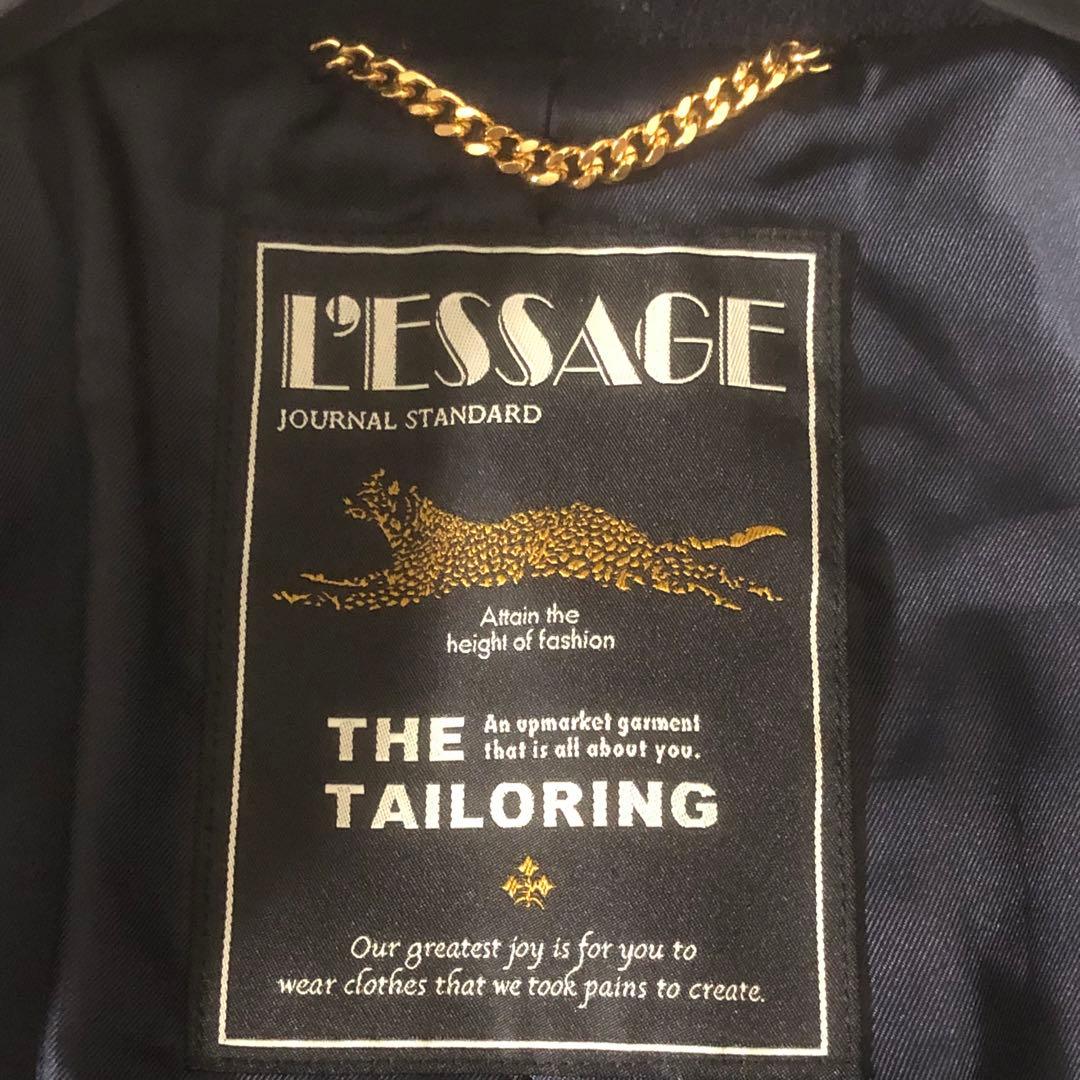 ジャーナルスタンダードレサージュ コクーンミドルコート ネイビー