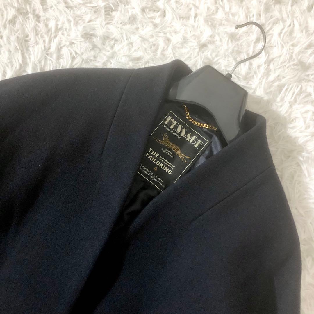 ジャーナルスタンダードレサージュ コクーンミドルコート ネイビー