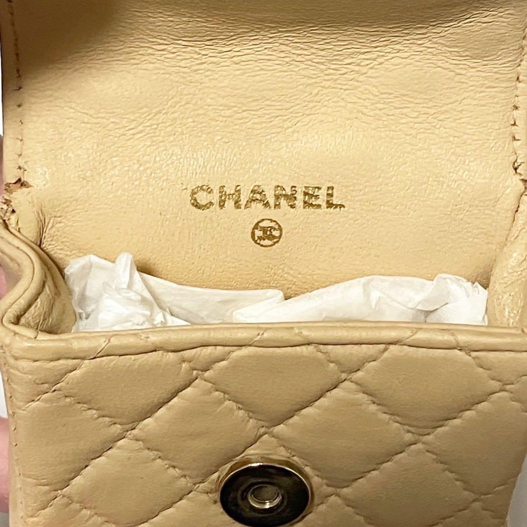 シャネル マトラッセ チャーム キーホルダー ヴィンテージ