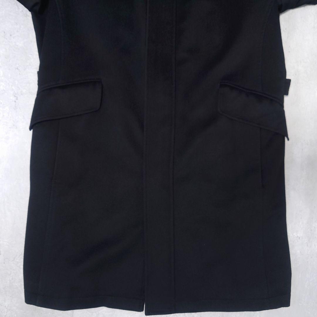 D'URBAN ロロピアーナ DOESKIN スタンドカラーコート LL 黒